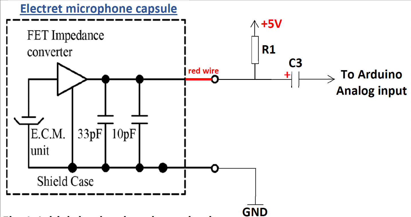 simple microphone circuit diagram